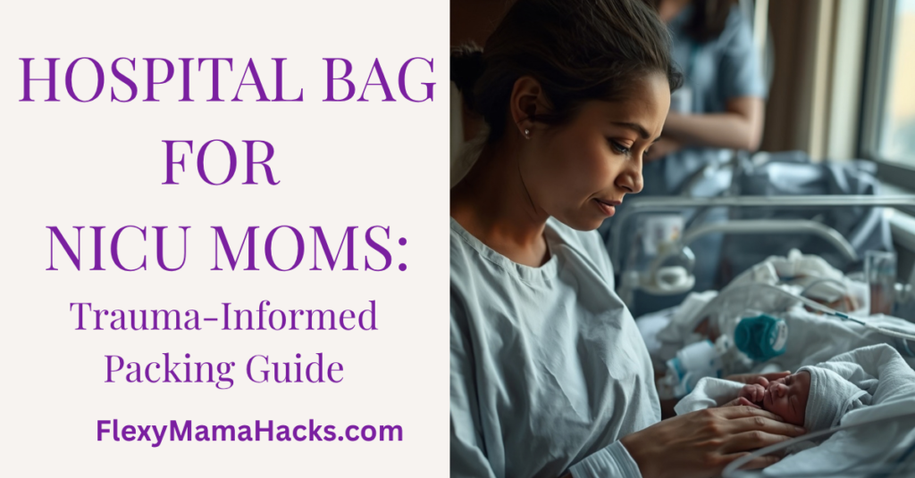 Hospital Bag for NICU moms